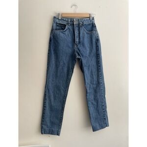 Vintage Edwin London Slim Blue Jeans Size‎ 30 x True 27 Hemmed 1980s Denim READ
